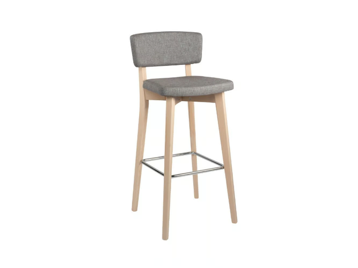 HELLEN SG04S - High beech stool with integrated cushion _ New Life